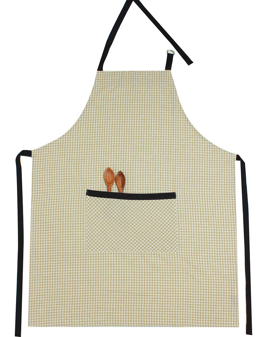 Mini Checked Apron (26*32 Inches) 1 Pc